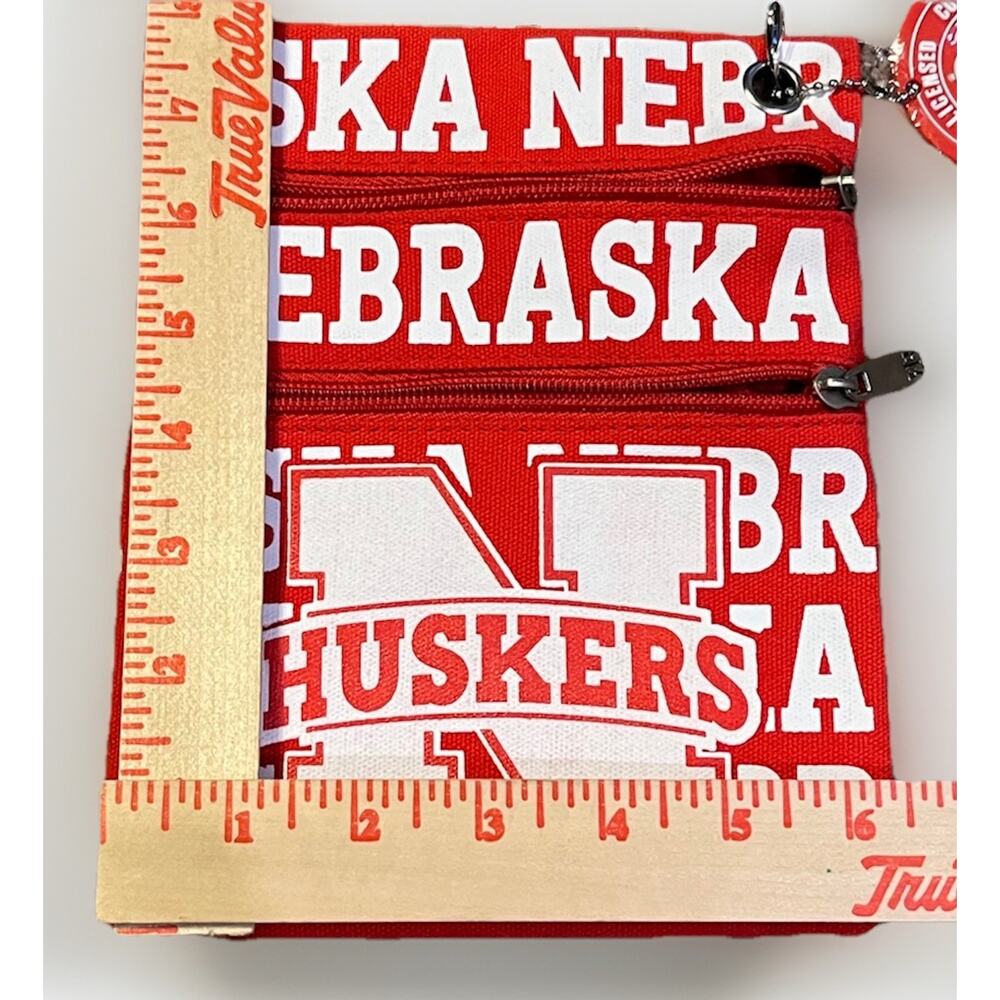 NEW Robin Ruth NEBRASKA NE UNL CORN HUSKERS Lightweight Neck Wallet LICENSED - Picture 7 of 8